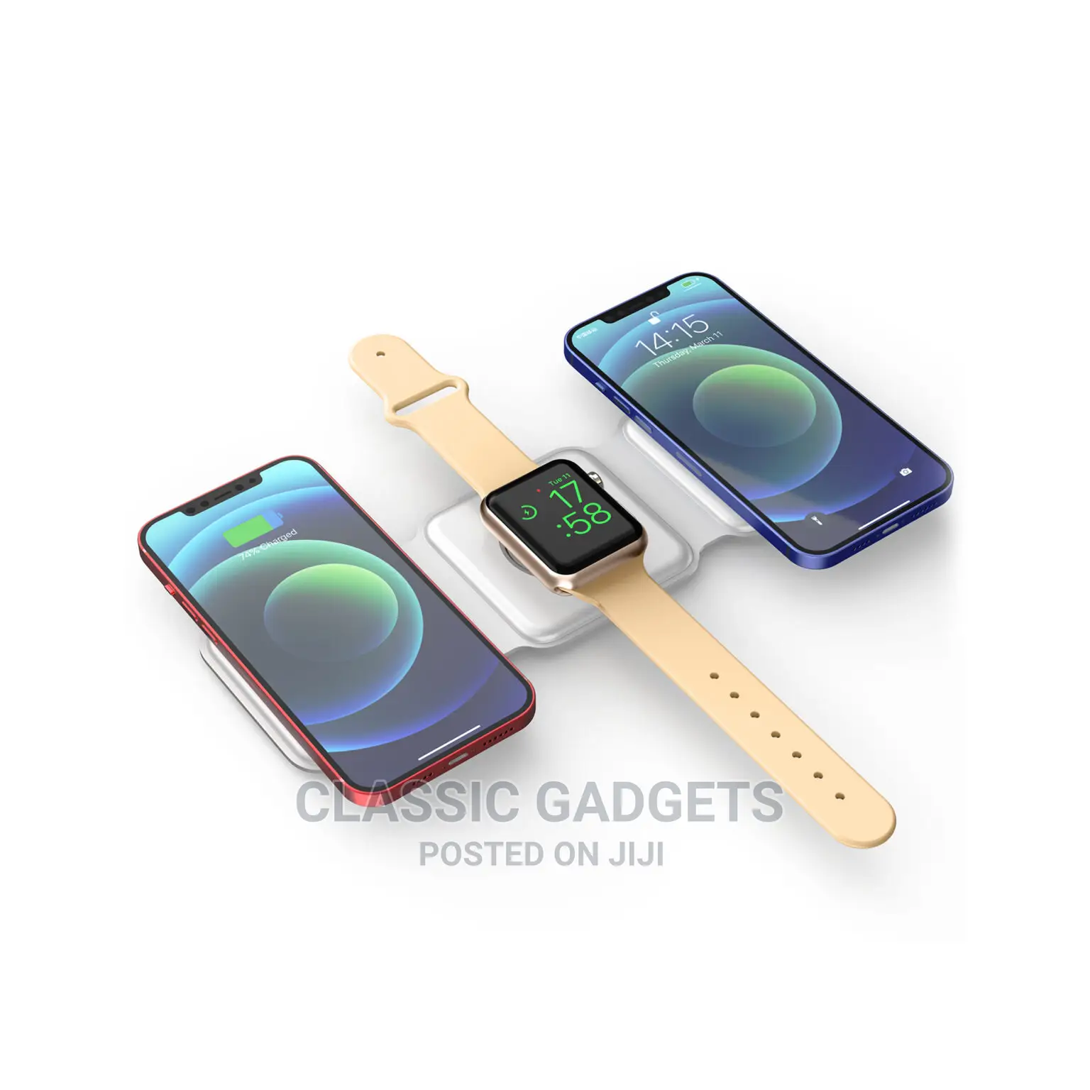 Wiwu Power Air 3in1 Wireless Magnet 15W Fast Charger