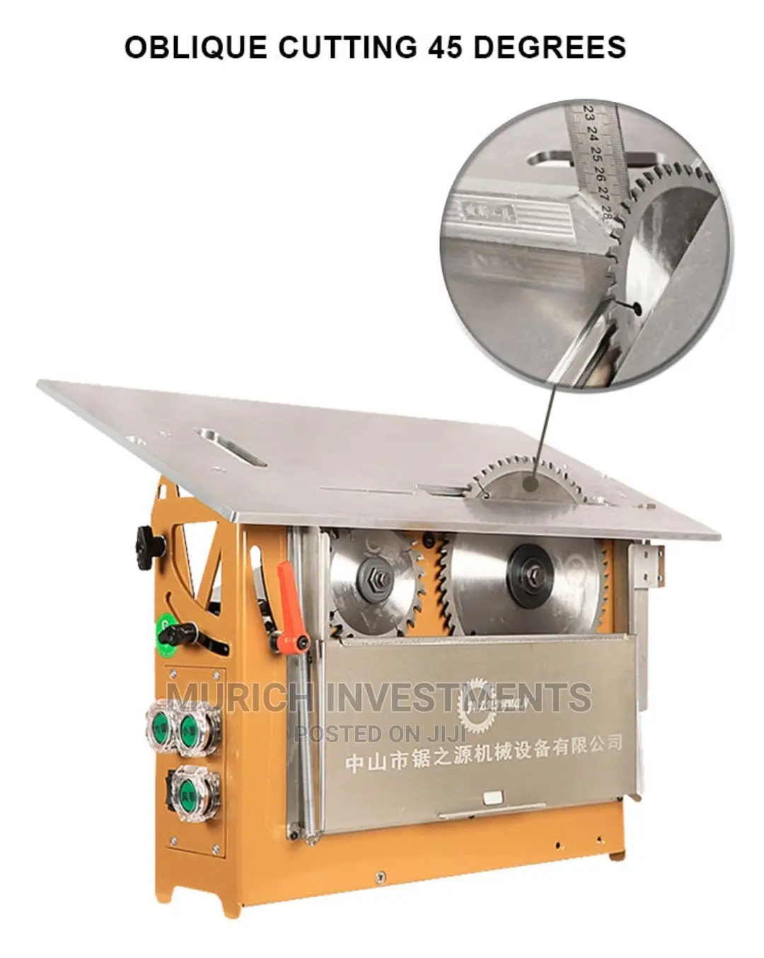 Multifunctional Table Mini Panel Saw Machine for Woodworking