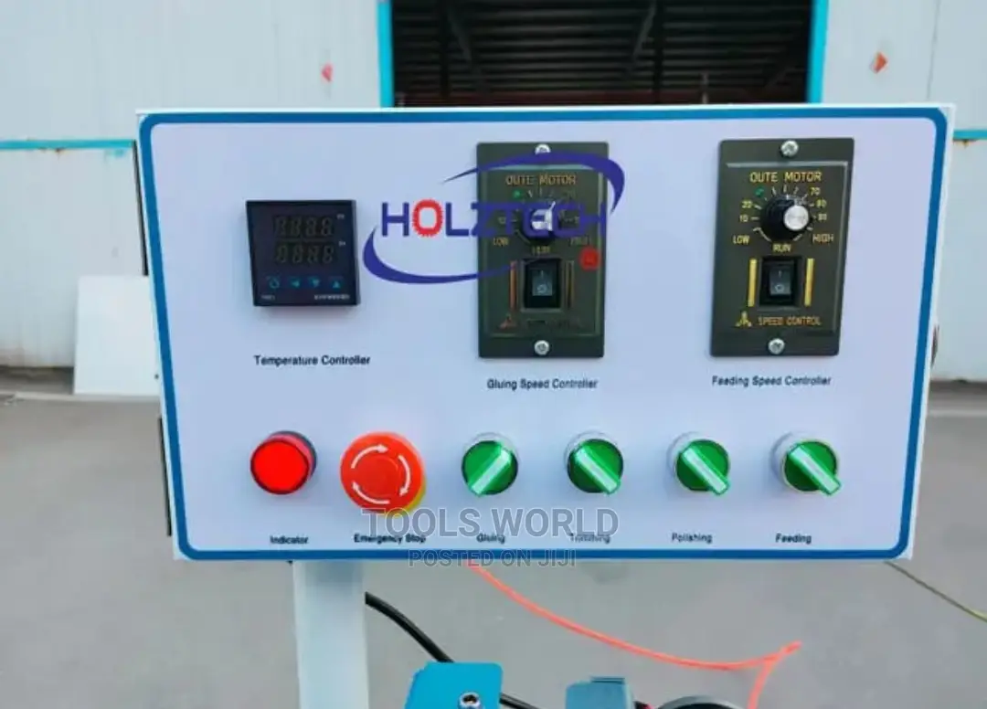 Automatic Edge Banding Machine With Gluing Trimming End Cut.