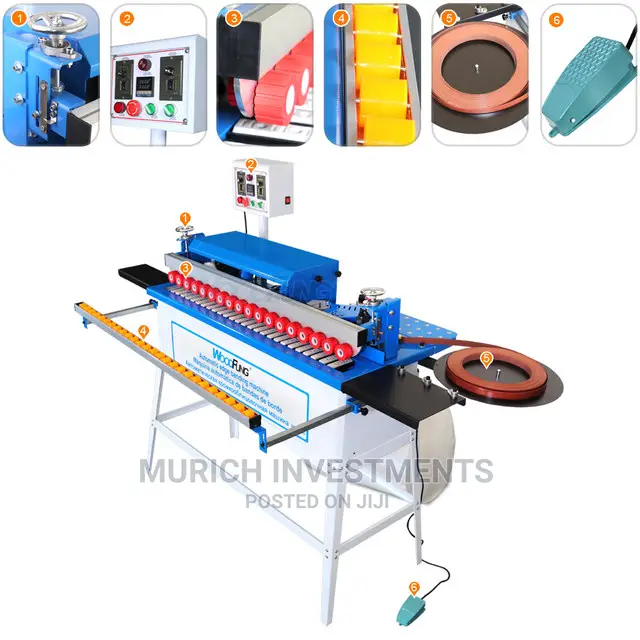 Automatic Edge Banding With Gluing Trimming ,Cutting Buffing
