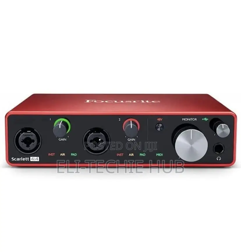 Focusrite Scarlett 4i4 Usb Audio Interface (3rd Generation)