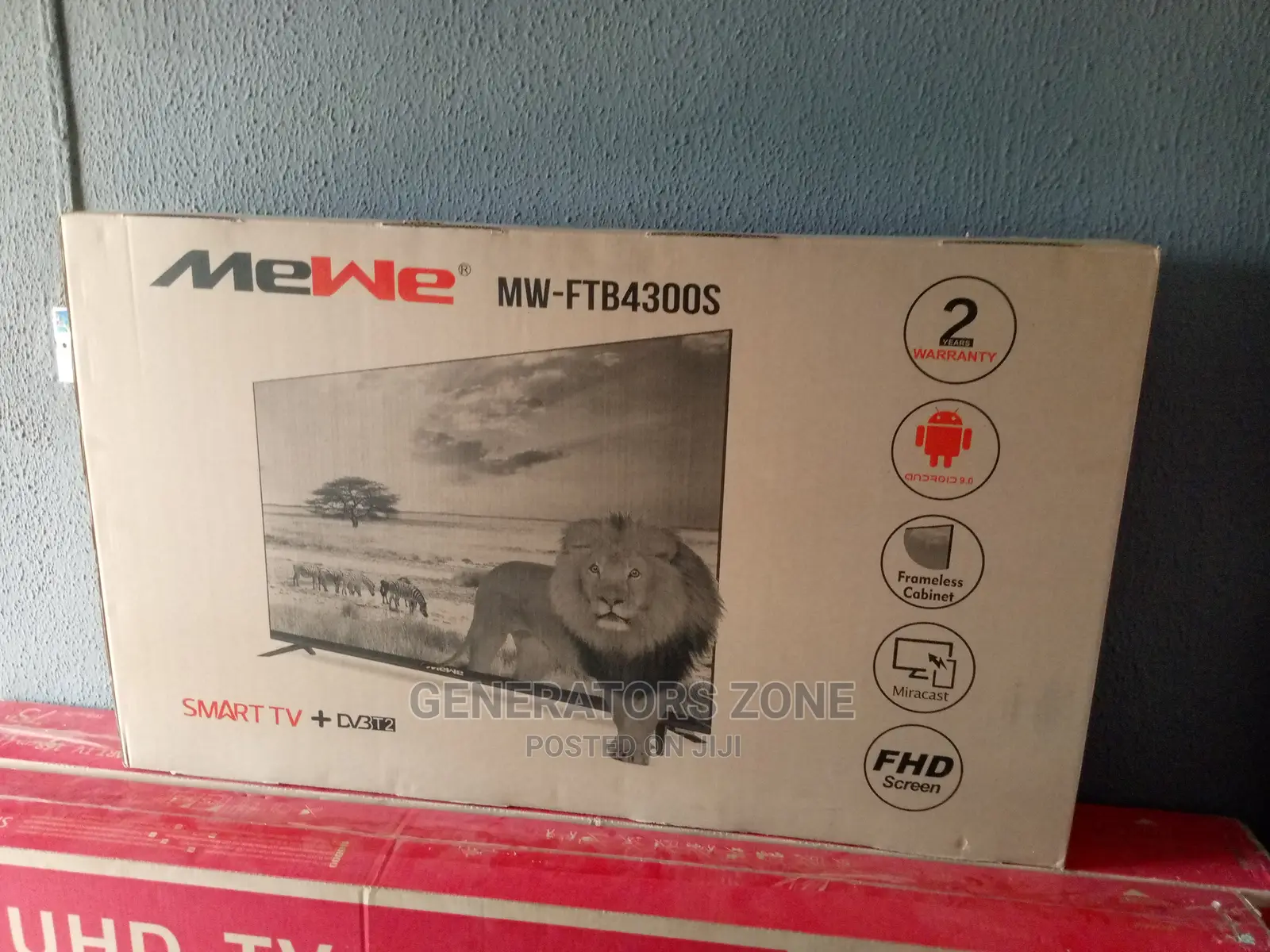 Mw-Ftb4300s|Mewe 43' FHD Smart Tv + Netflix+Youtube
