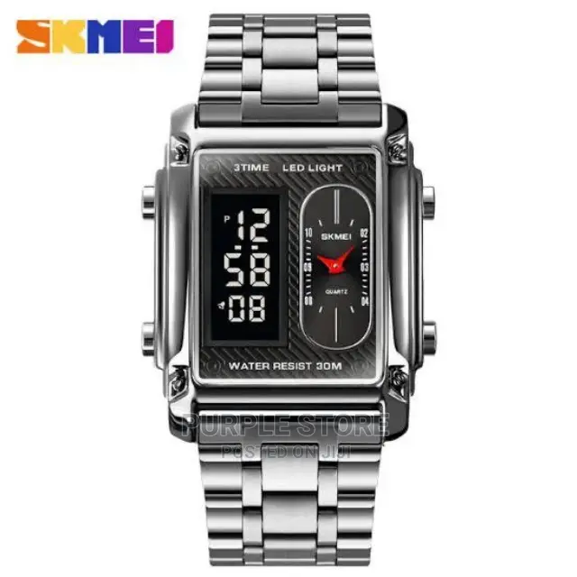 Skmei Digital and Analog Watch Gold