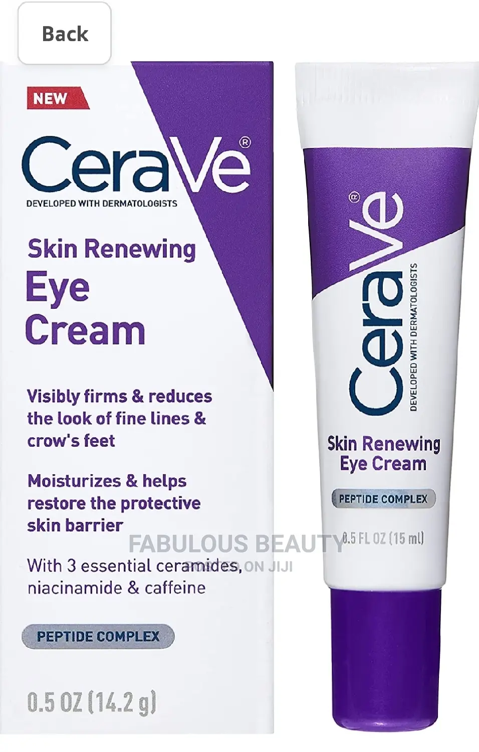 Cerave Moisturizing Eye Cream for Dark Circles and Puffiness
