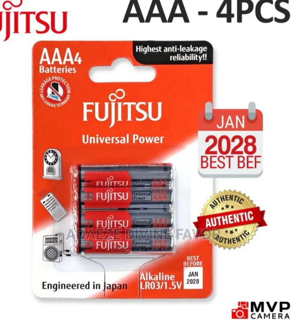 Fujitsu AAA4 Universal Power Batteries