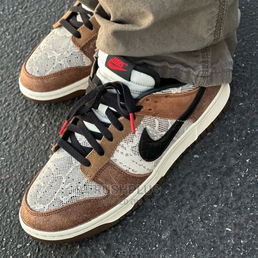 Co.Pj X Nike Dunk Low “Brown Snakeskin” Luxury Sneakers