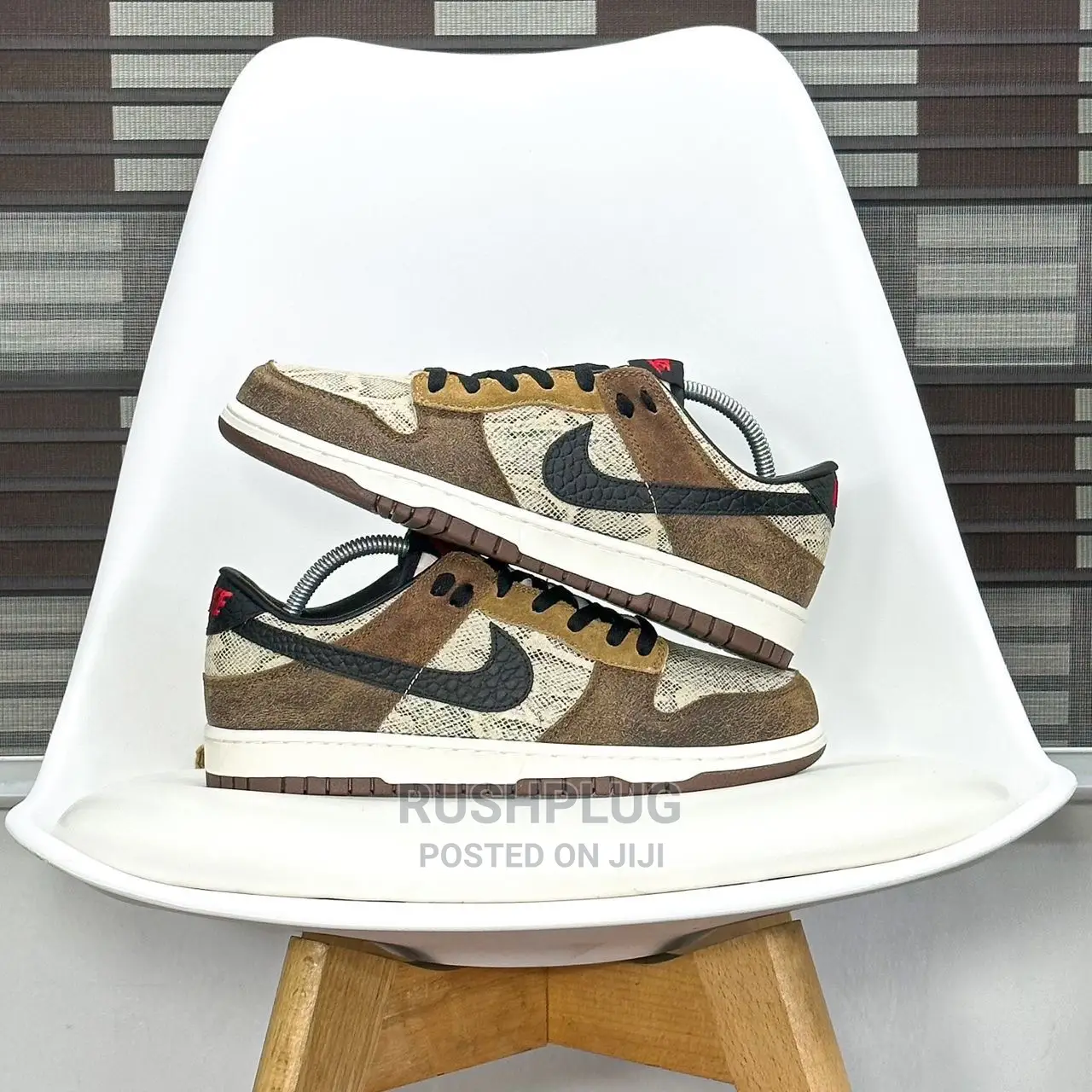 Co.Pj X Nike Dunk Low “Brown Snakeskin” Luxury Sneakers