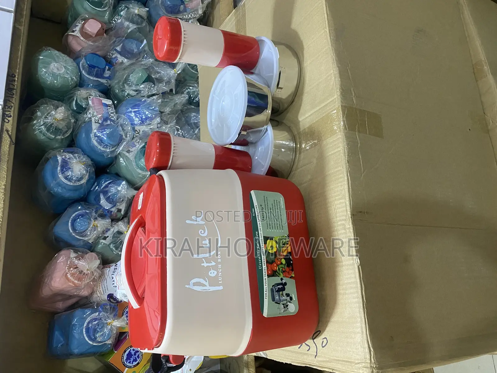 Potluck Insulated Food Flasks Thermal Lunch Box