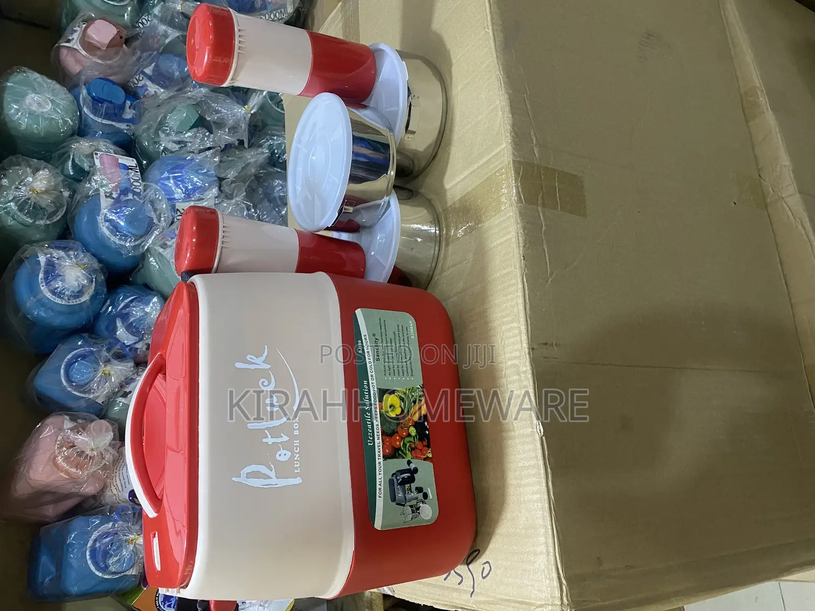 Potluck Insulated Food Flasks Thermal Lunch Box