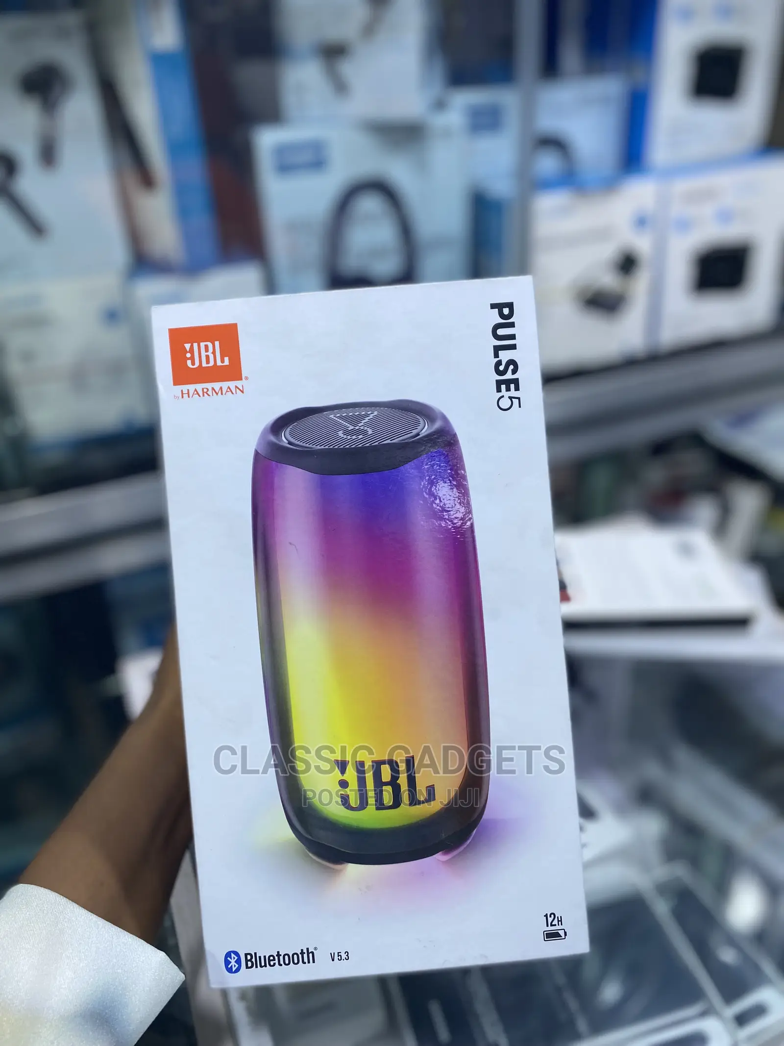 JBL Pulse 5 Wireless Bluetooth RGB Portable Speaker