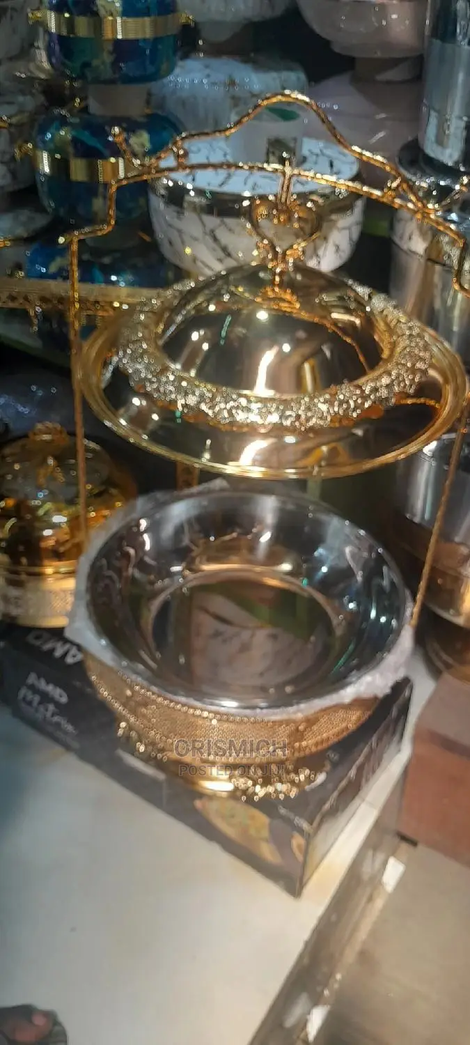 Gold Plated Chaffing Dish
