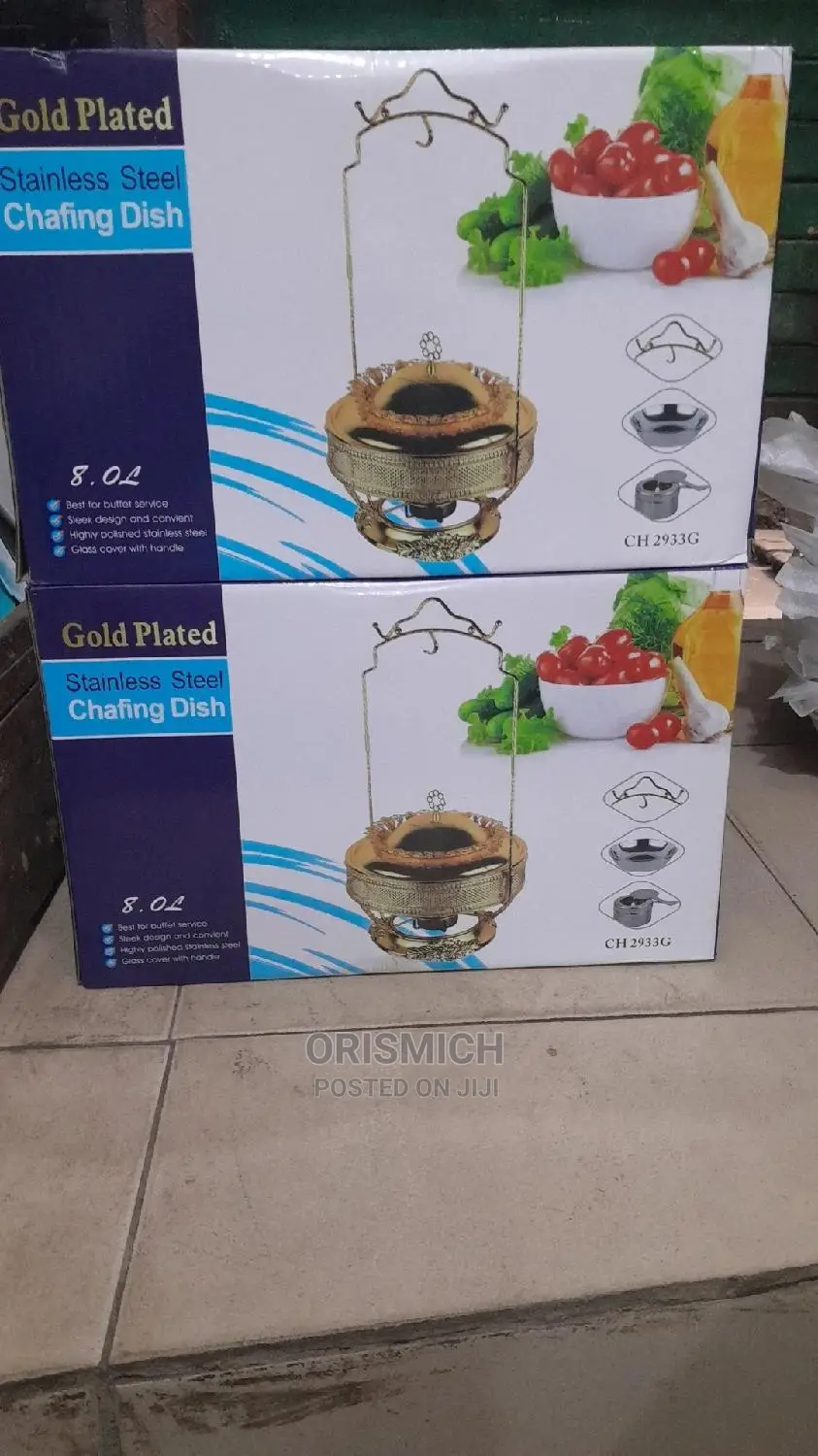 Gold Plated Chaffing Dish