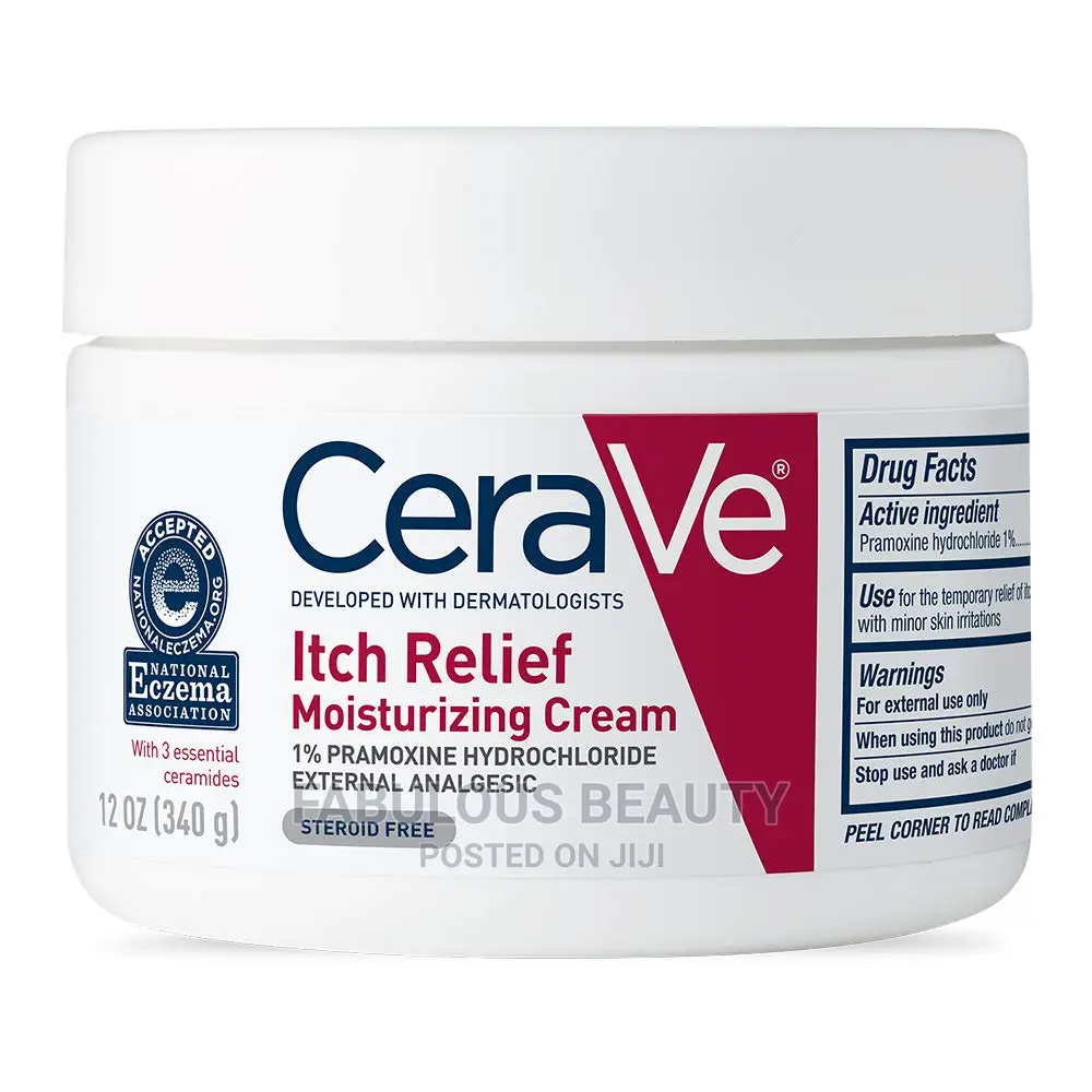 Cerave Itch Relief Moisturizing Cream USA. 16oz 453gm