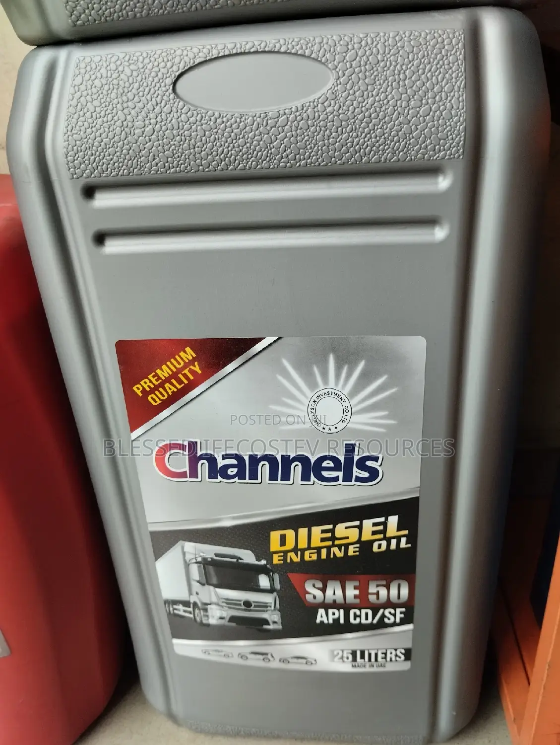 Channel Diesel Oil SAE 50 25 LTR