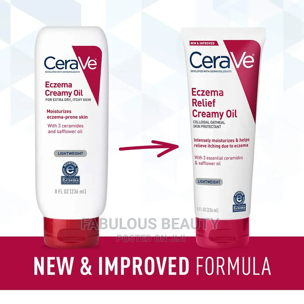 Cerave Eczema Creamy Oil for Dry - Itchy Skin - 8oz - 235ml