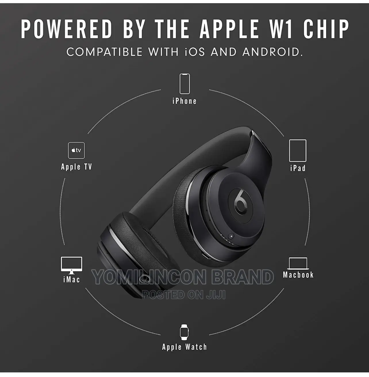 Beats Solo3 Wireless on-Ear Headphones - Apple W1 Headphone