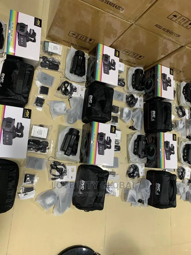Professional Touchscreen Video Camera Wifi 64mp 2 Battery