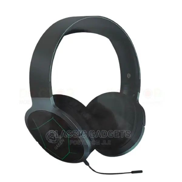 Green Lisbon Series Wireless Headphones With Microphone
