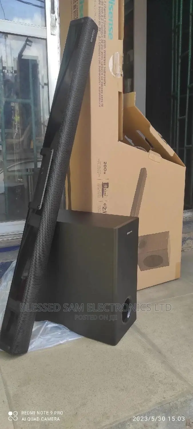 New>Hisense Optical Sound Bar 240W>Bluetooth Wireless >FM