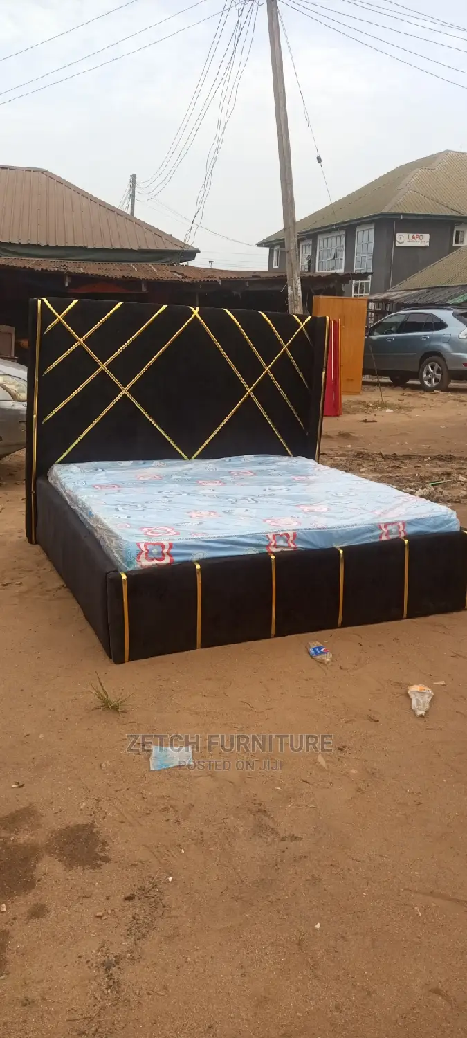 Fully Padded 6x6 Bedframe