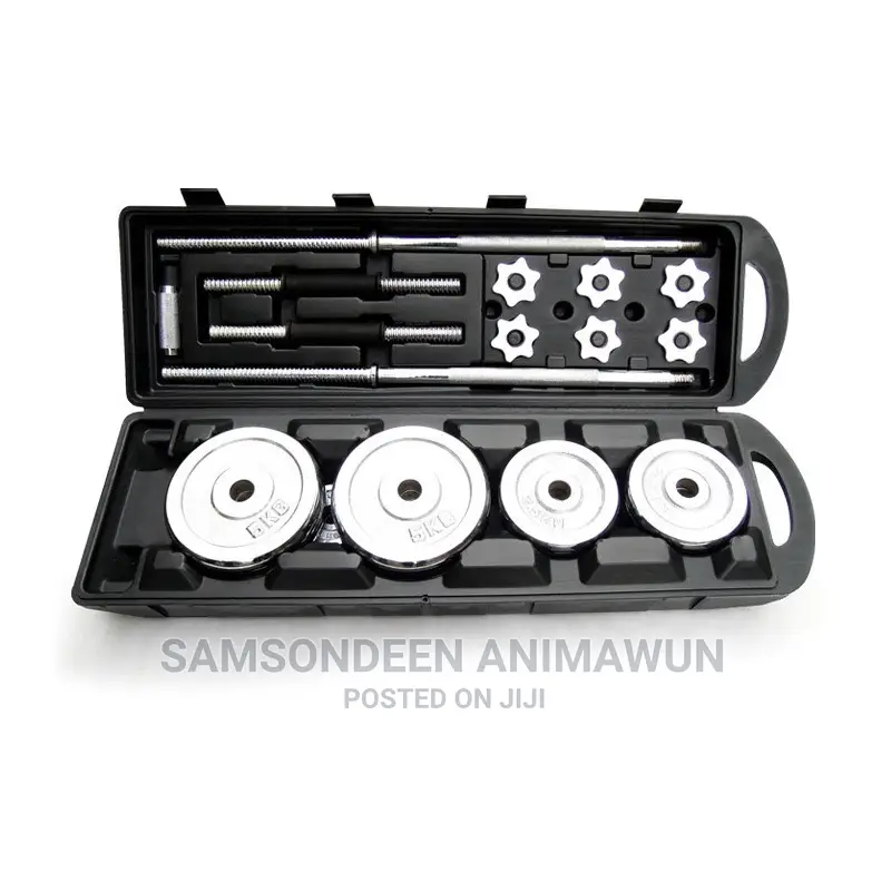 York 50kg Dumbell and Barbell Set