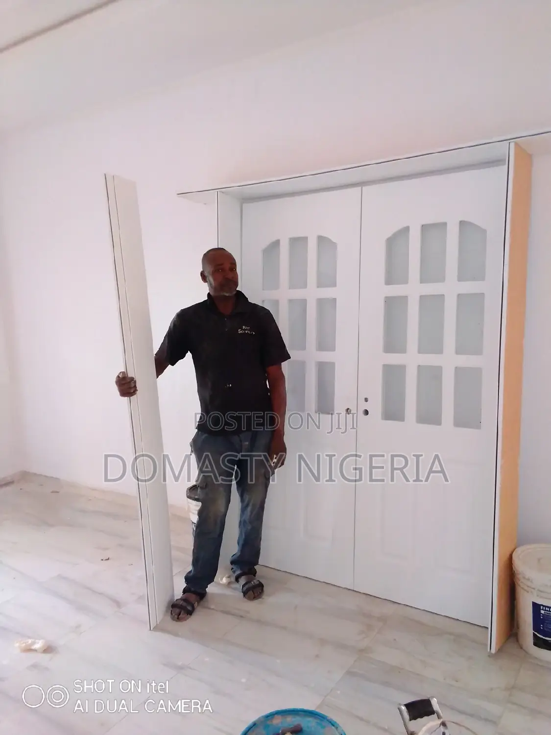 6ft Kitchen Entrance Glass Door