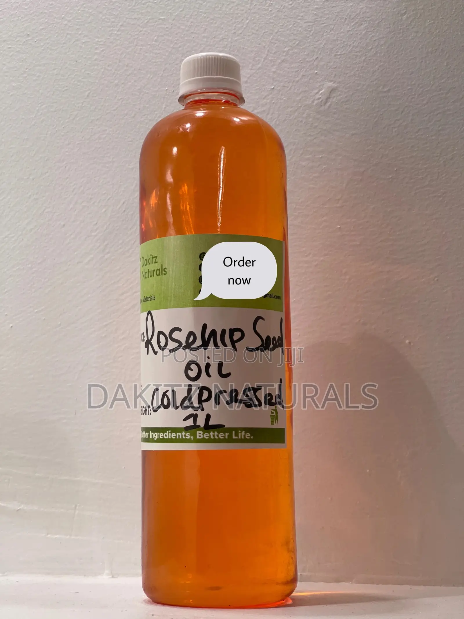 Rosehip Seed Oil Unrefined (Coldpressed) 1liter