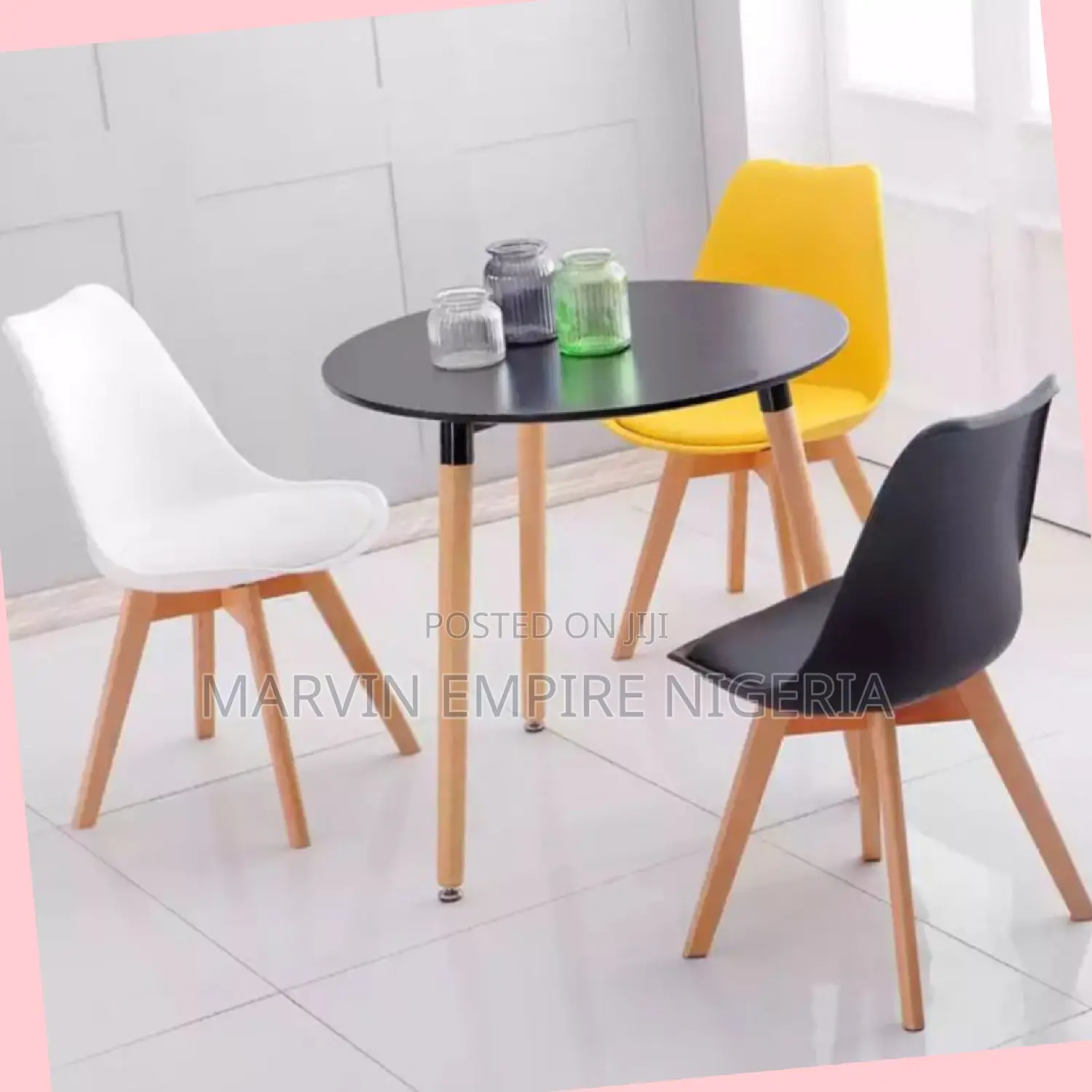 Dining Table Set With 3 Chairs
