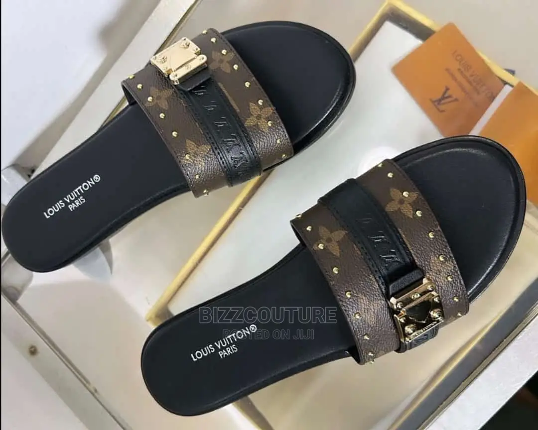 Original LOUIS VUITTON Slippers Available in Store
