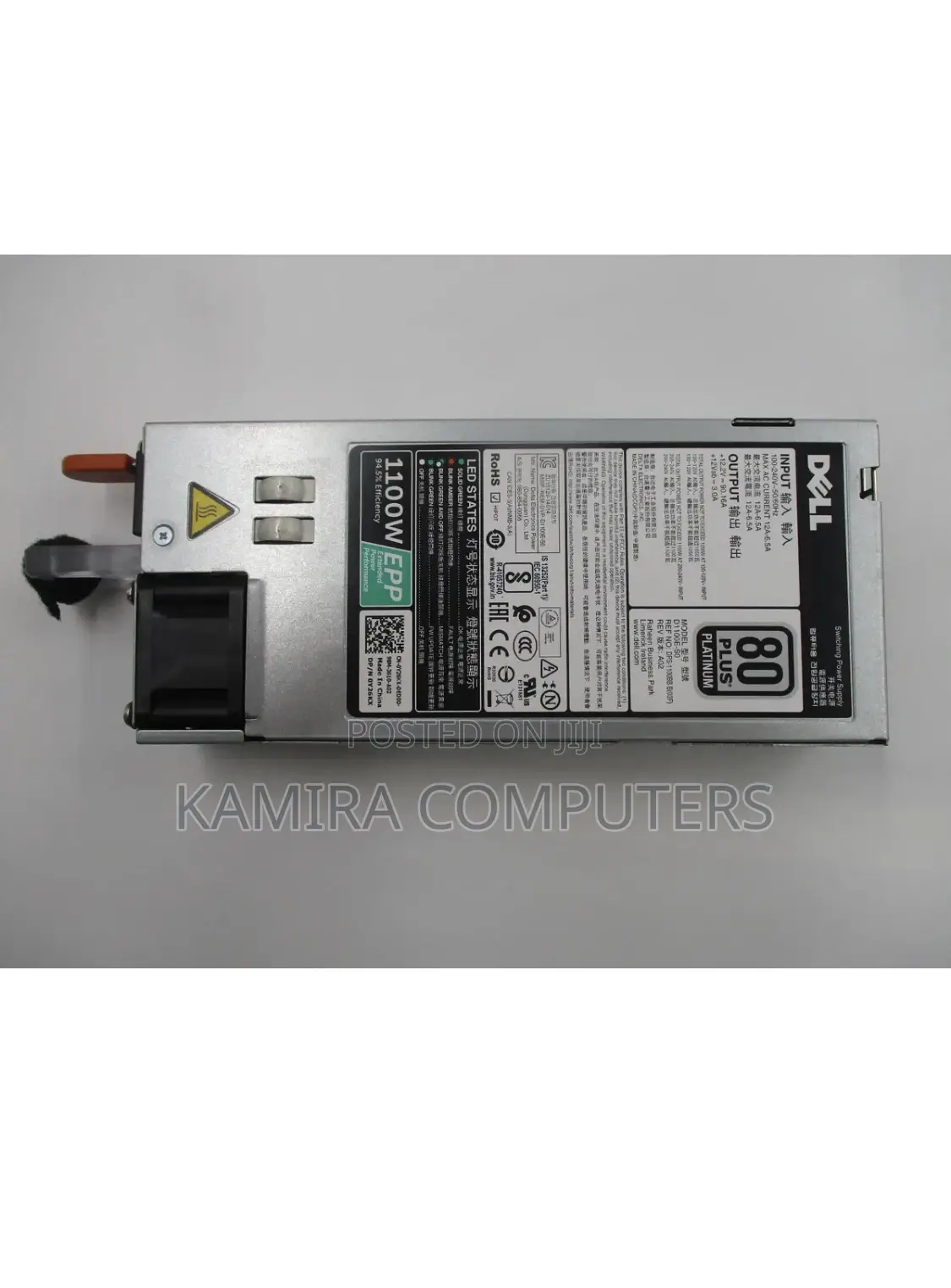 Dell Poweredge R740 1100W 80 Plus Platinum D1100e-S0 Power S