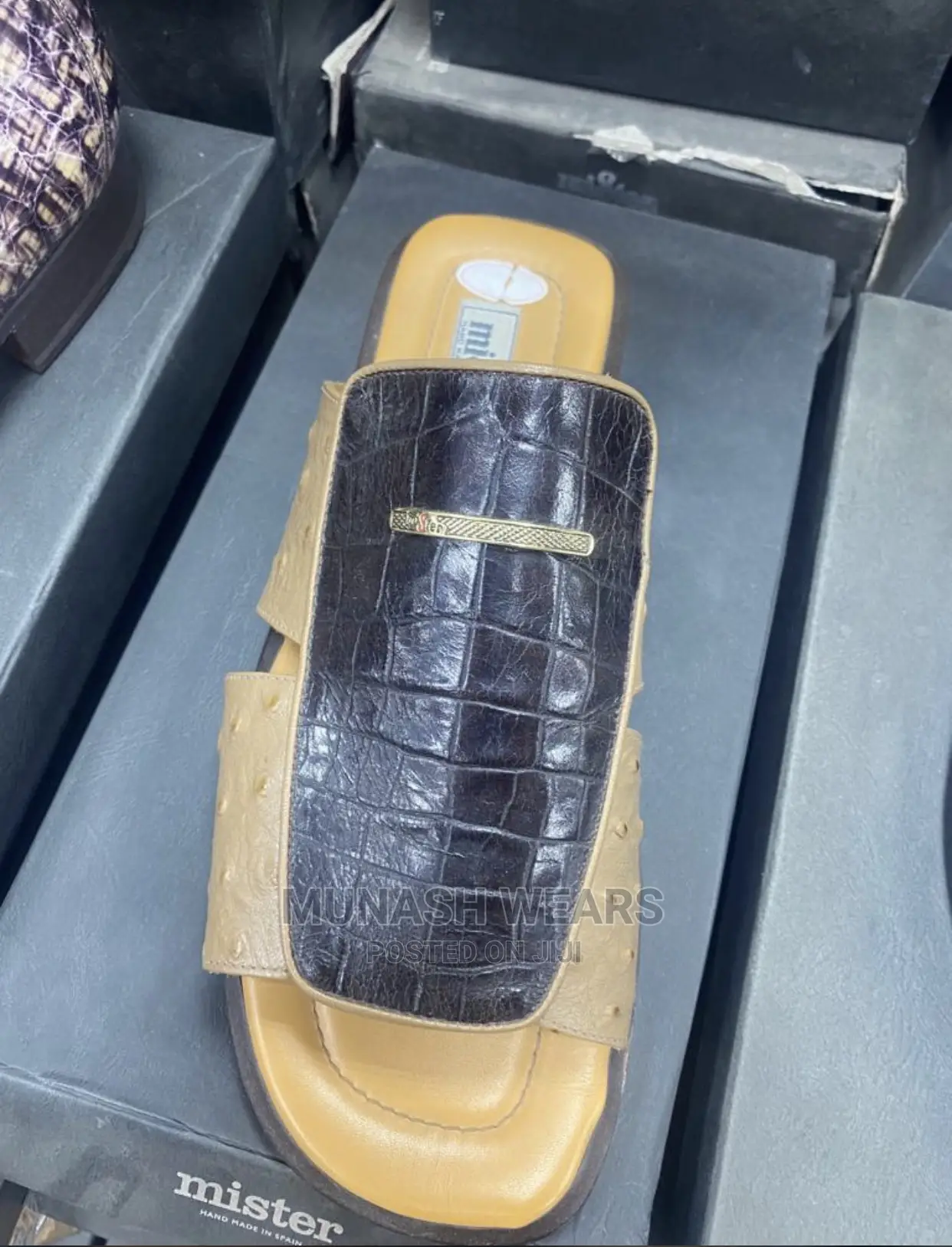 Italian Mister Leather Slipers