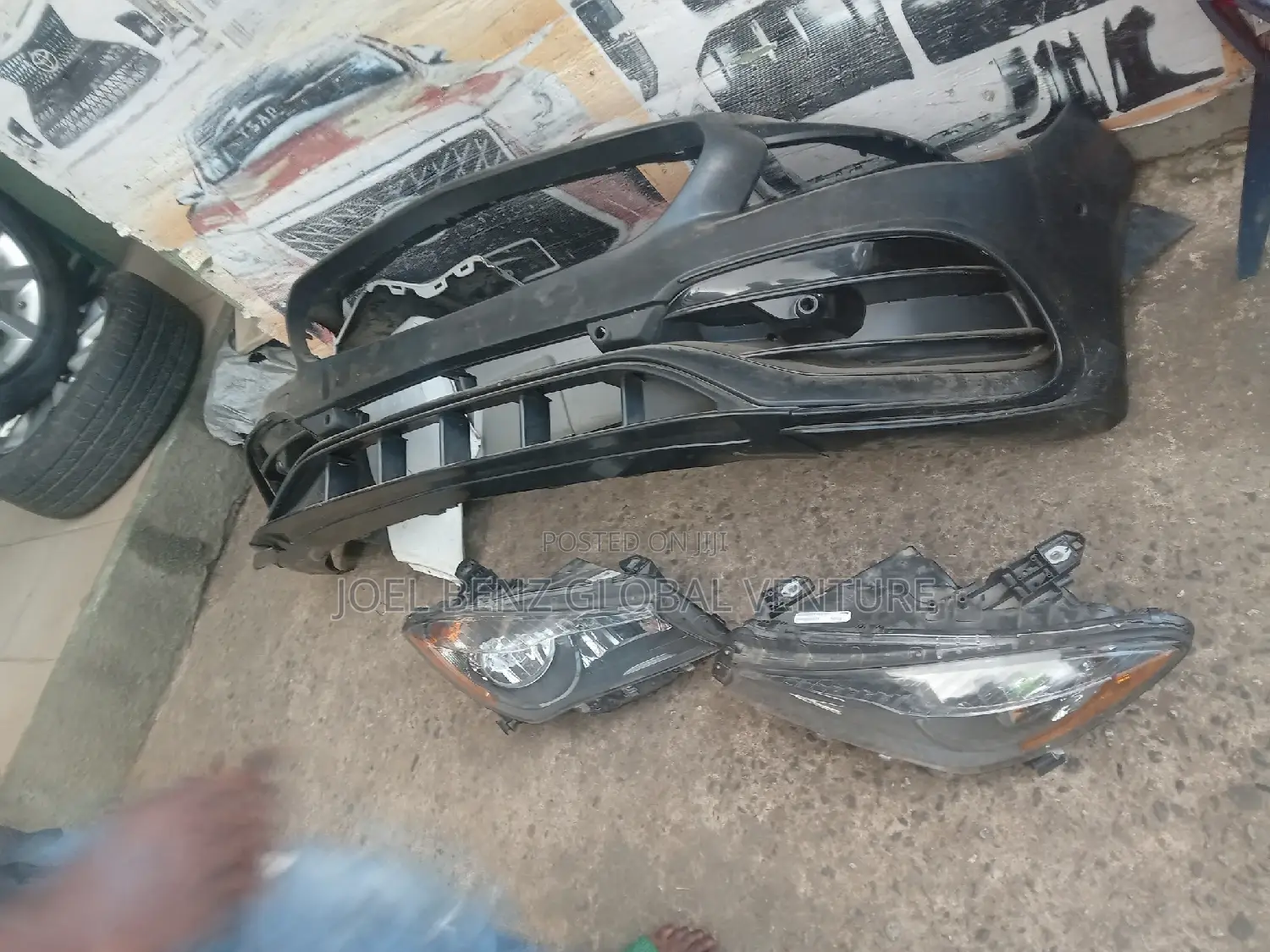 2020 CLA Front Bumper and Headlight