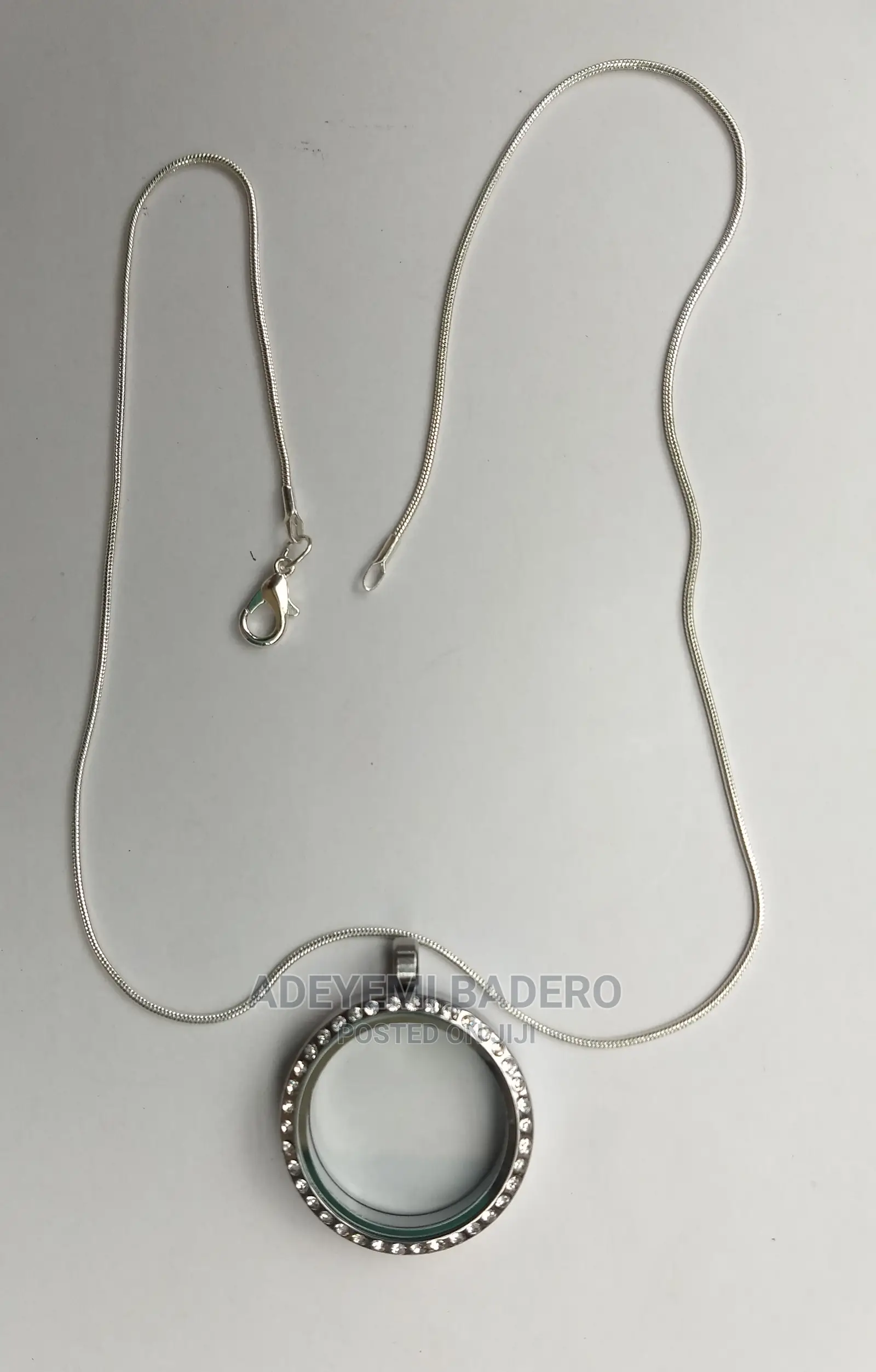 Gold and Silver Locket With Chain - High Quality