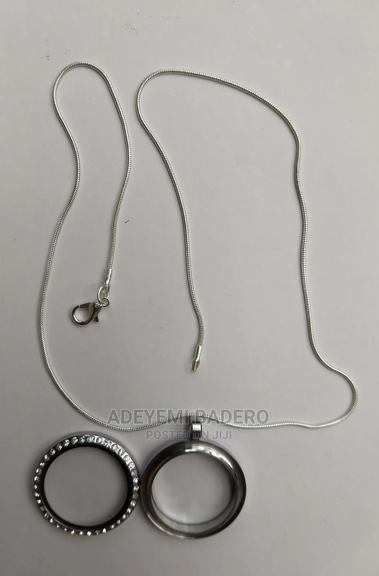 Gold And Silver Locket (With Optional 360" Stones) - High Quality