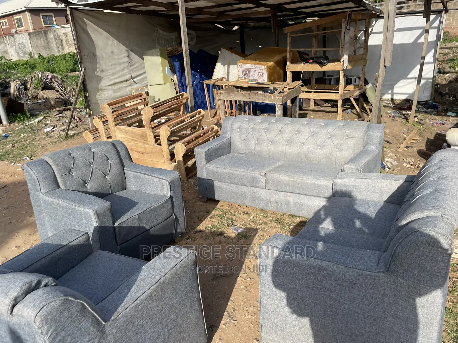 A Standard Living Room Sofa