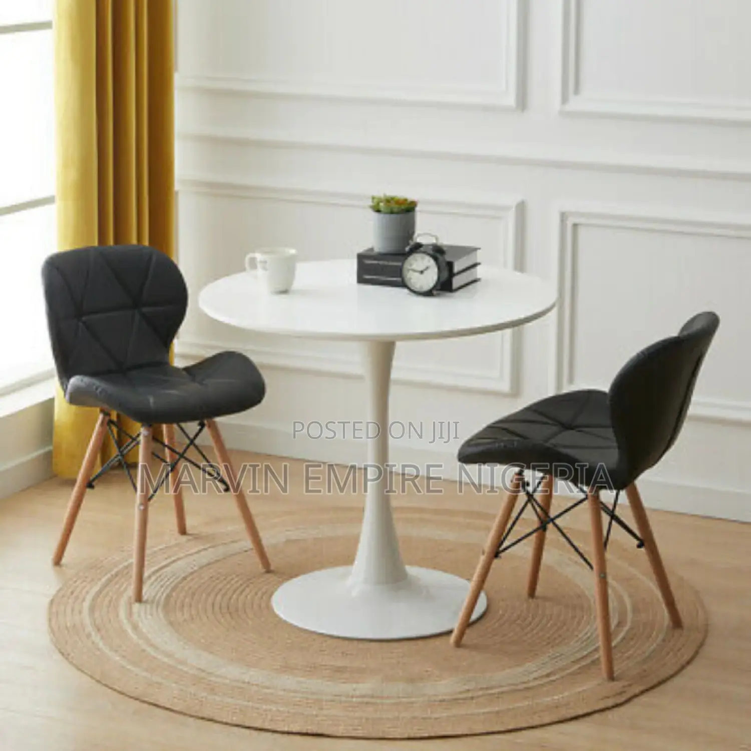 Nice Dinning Set of a Table and Two Chairs