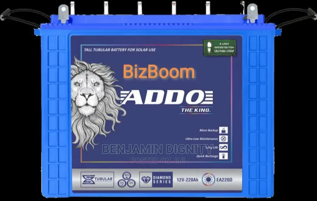 ADDO 220ah Tubular Battery Battery