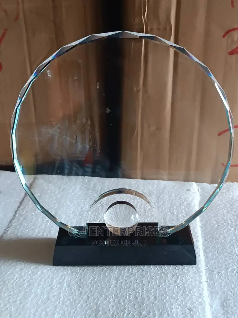 Glass Award Plaque T65