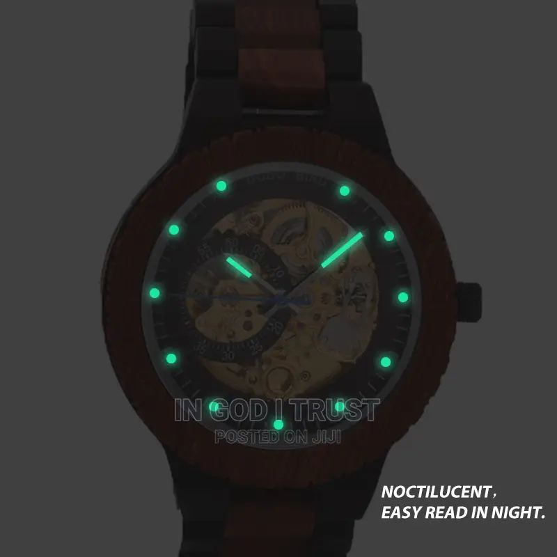 Bobo Bird Wood Mechanical Watch Men Relogio Masculino