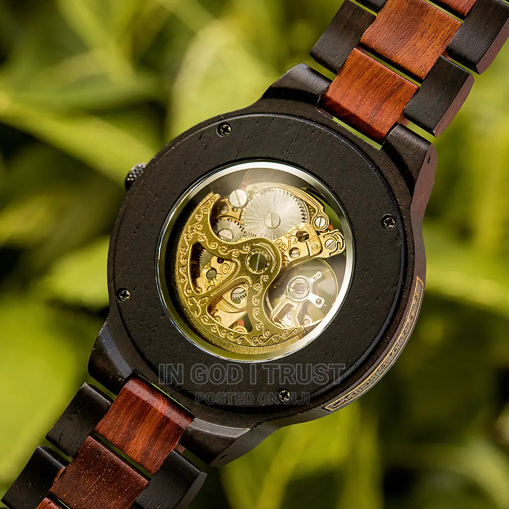 Bobo Bird Wood Mechanical Watch Men Relogio Masculino