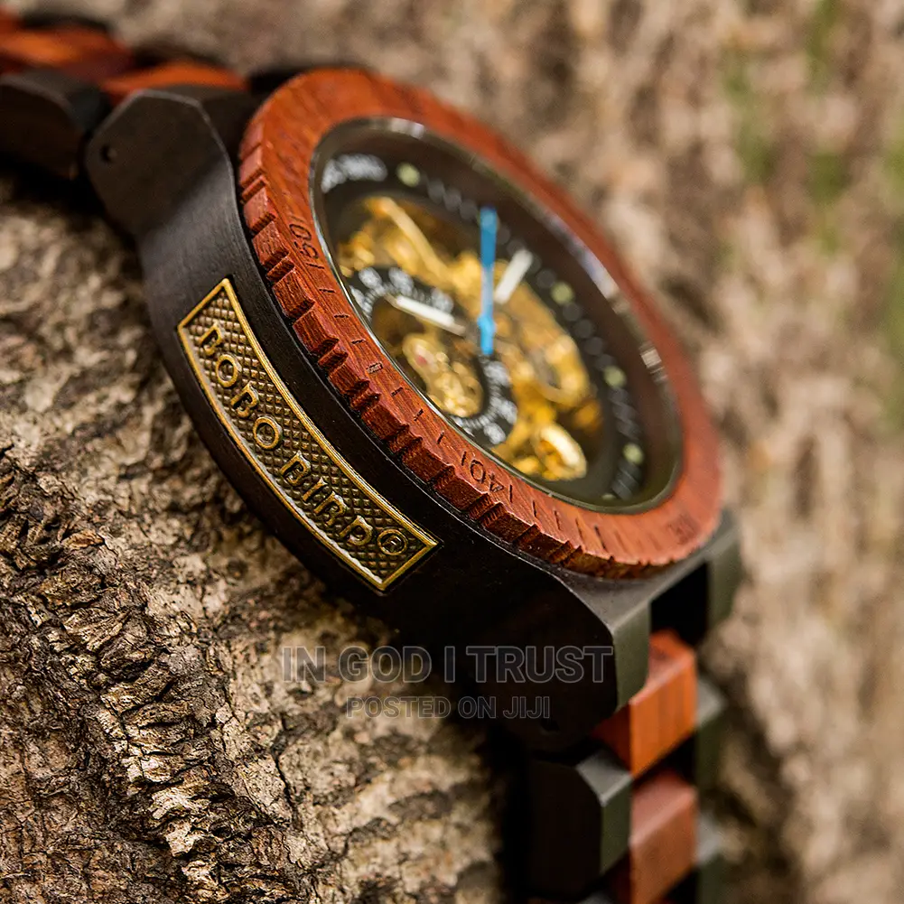 Bobo Bird Wood Mechanical Watch Men Relogio Masculino