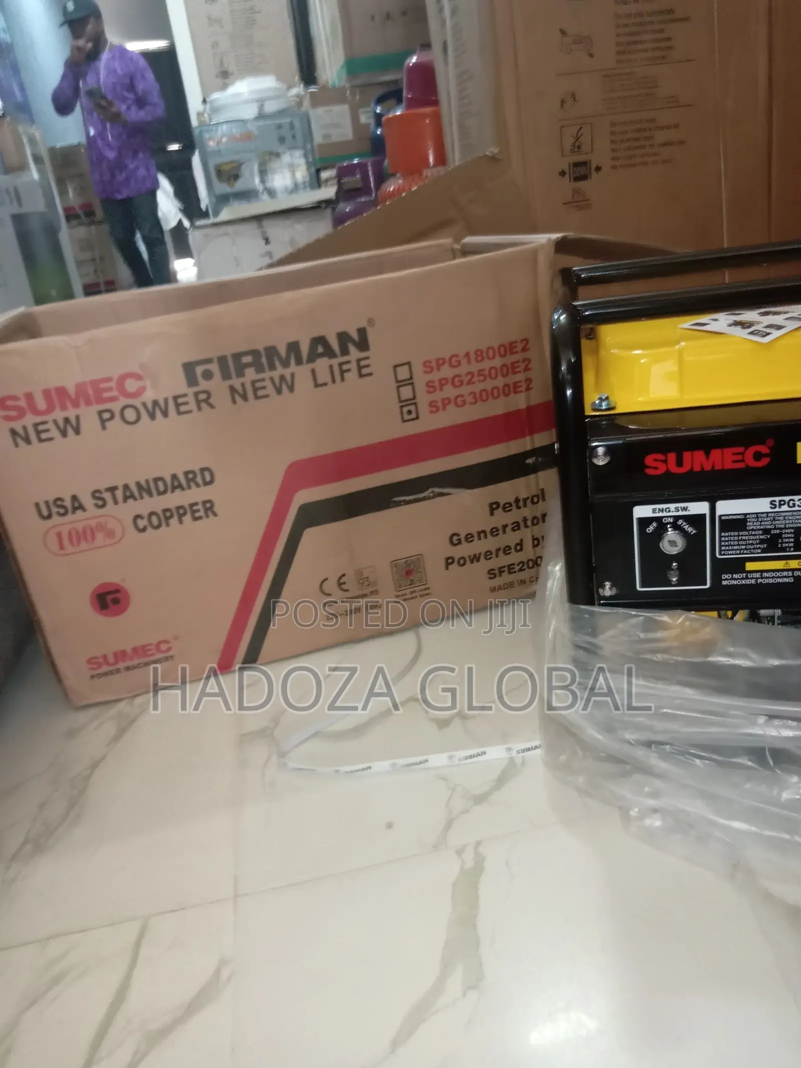 Sumec Firman 5.5kva Capacity Ecological Line Gen Spg3000e2
