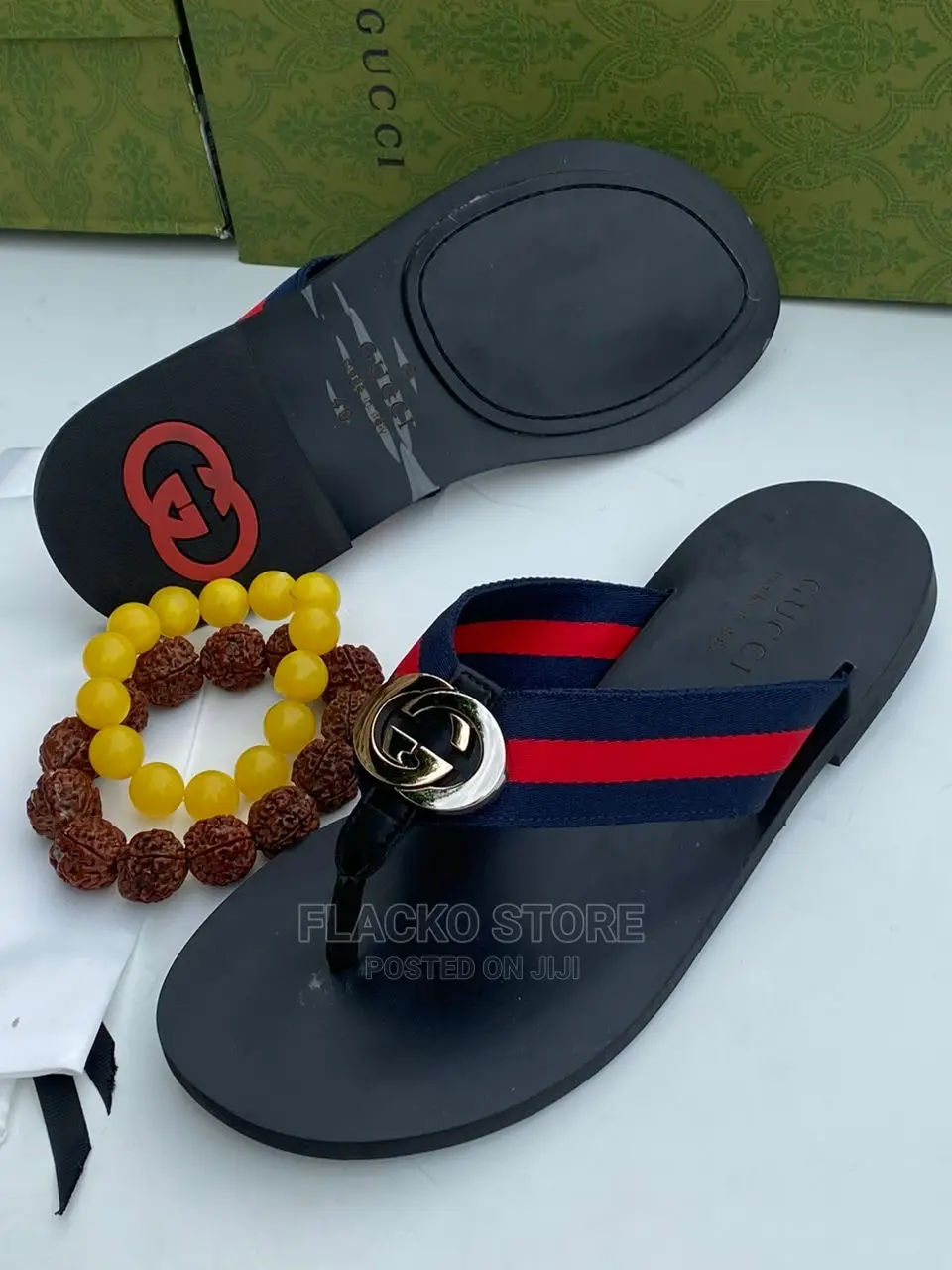 Original Gucci Leather Casual Slippers
