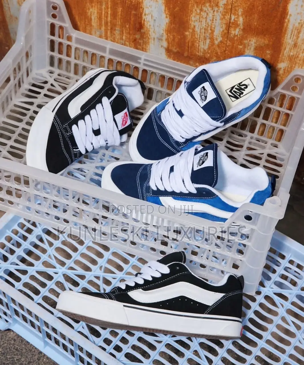 Original Vans Knu Sokol Reissued Model Sneakers