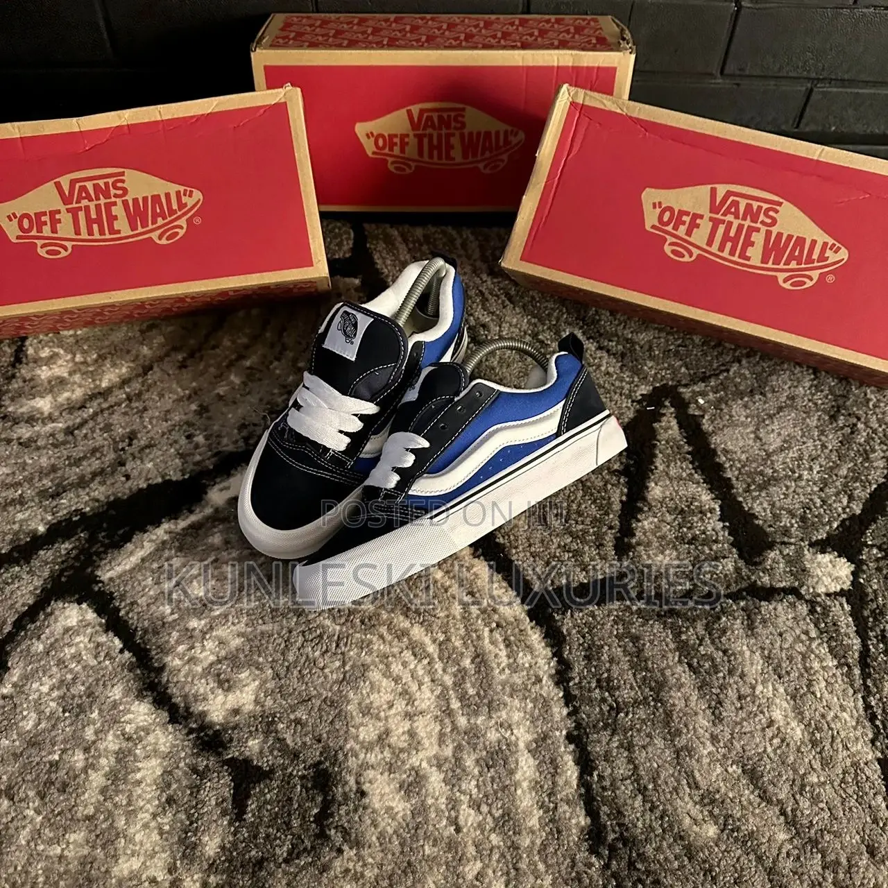 Original Vans Knu Sokol Reissued Model Sneakers