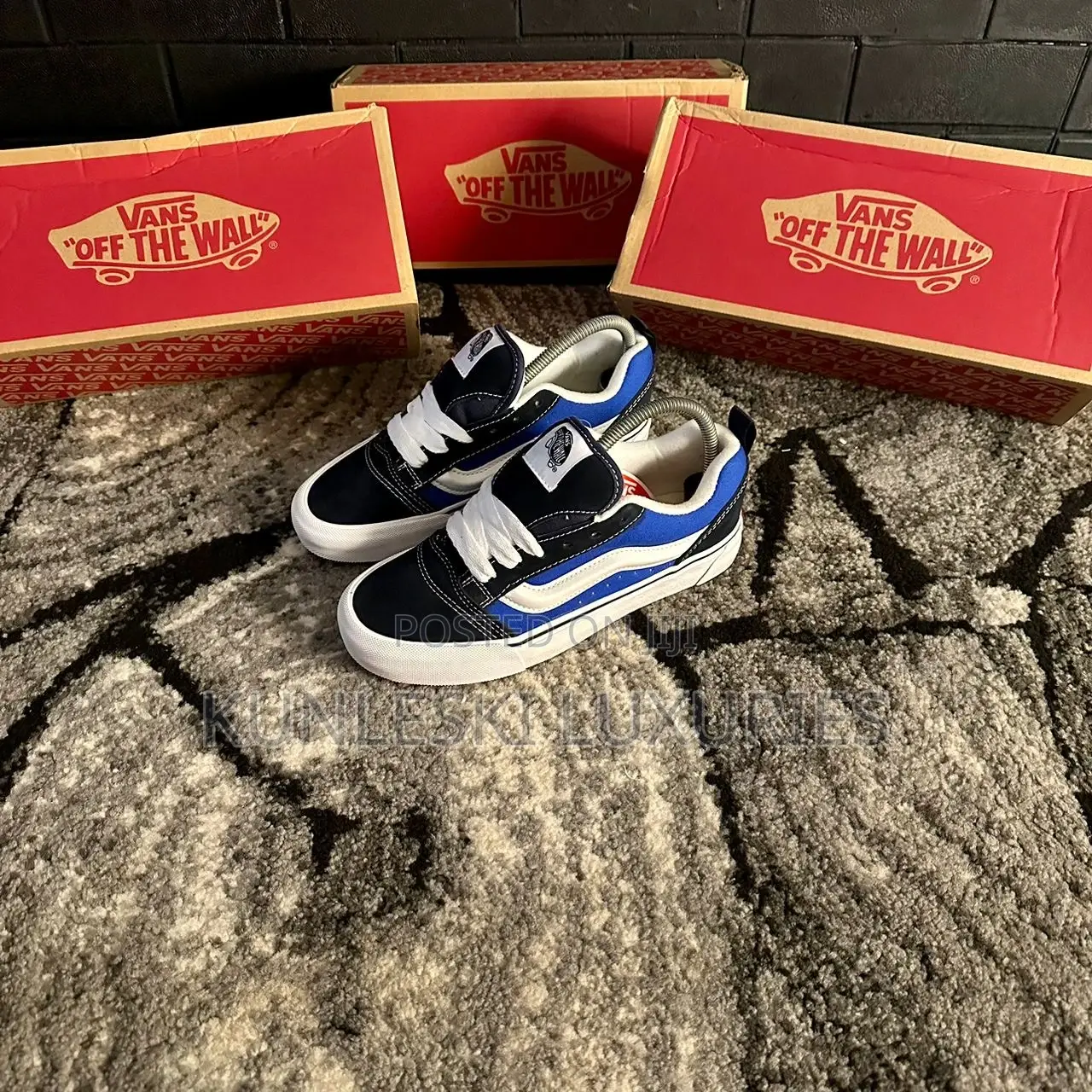 Original Vans Knu Sokol Reissued Model Sneakers