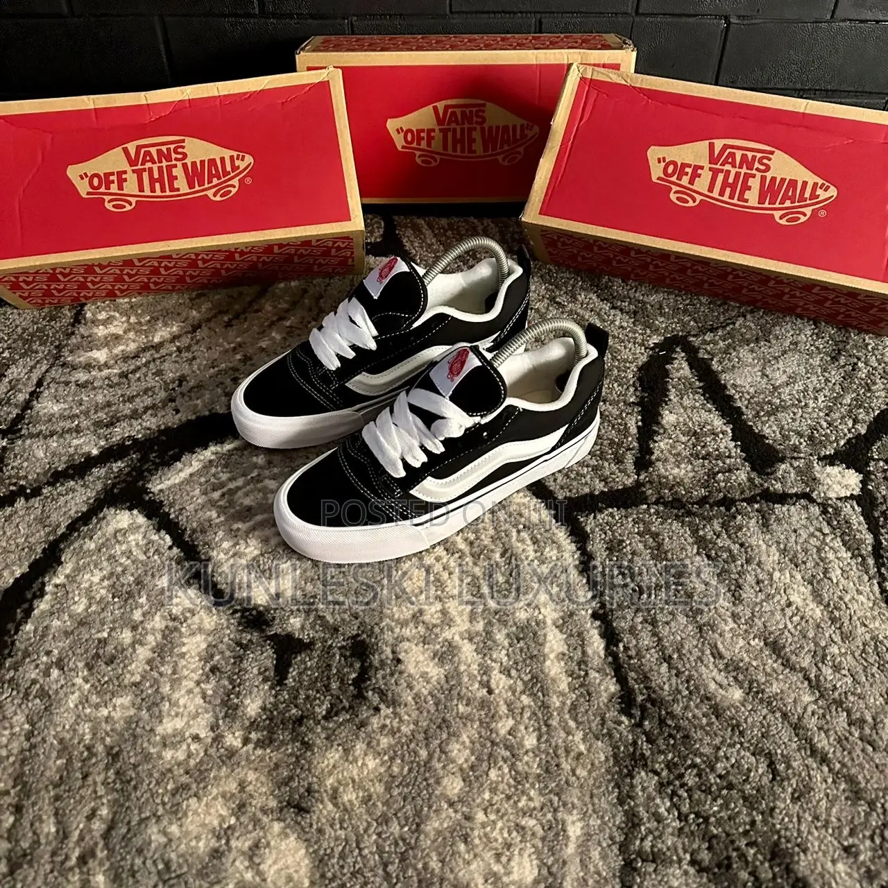 Original Vans Knu Sokol Reissued Model Sneakers