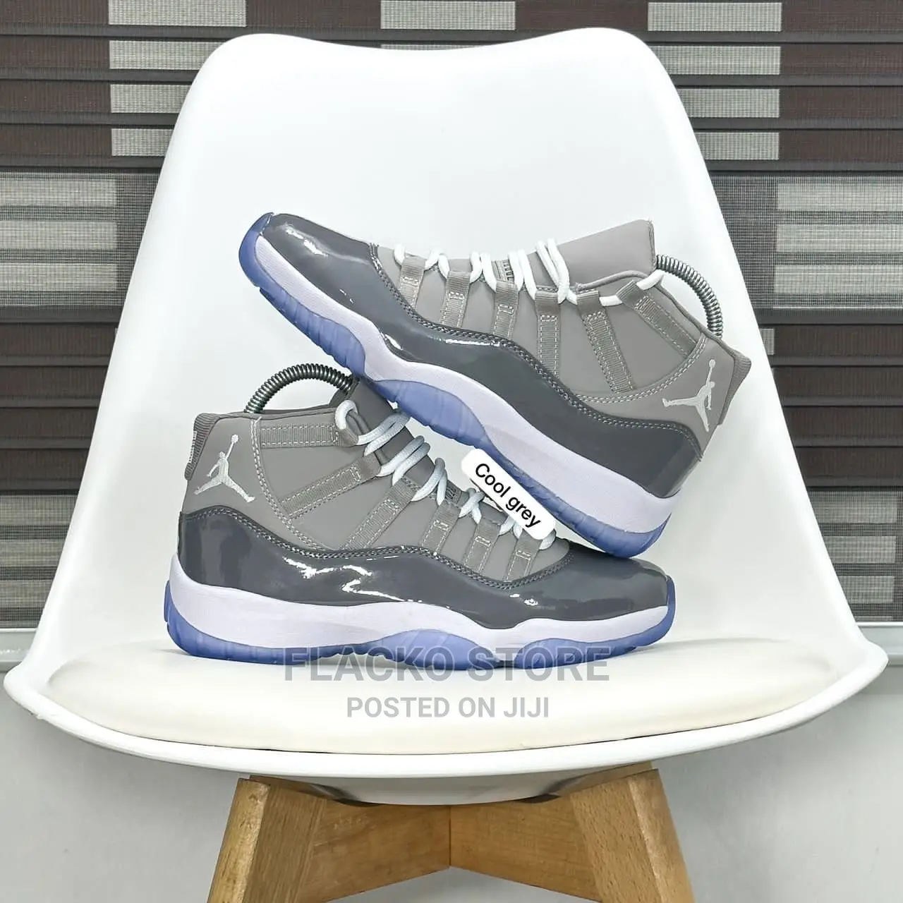 Original Air Jordan 11 Retro Cool Grey Sneakers