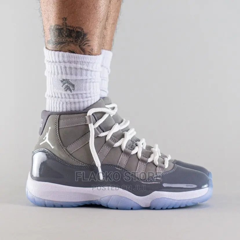 Original Air Jordan 11 Retro Cool Grey Sneakers