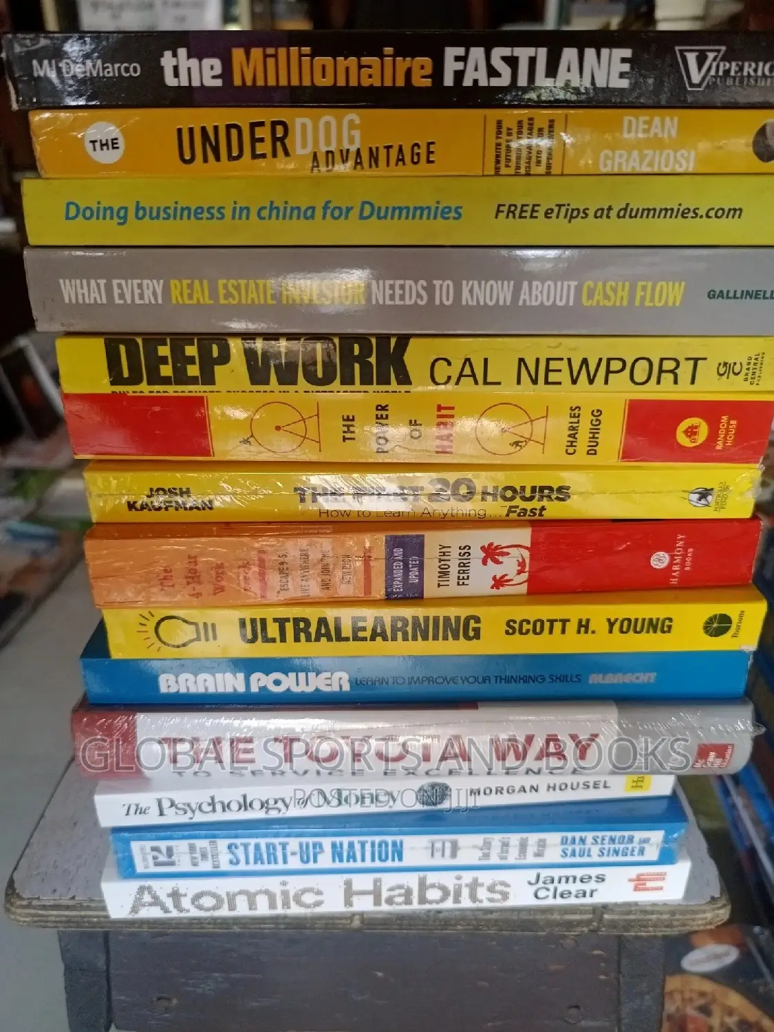 Collection of 14 Books on Businesses and Self Development